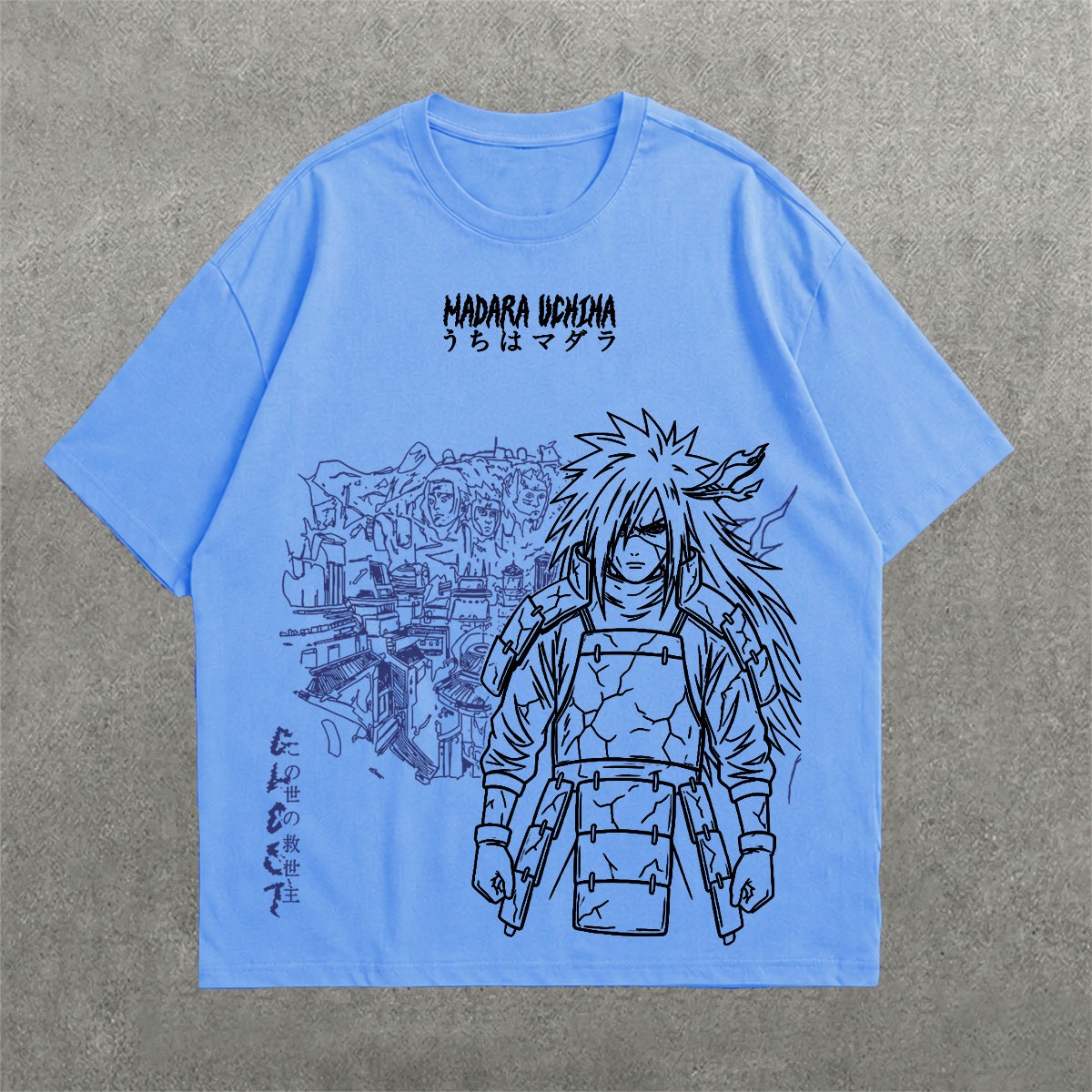 Deez Prints MADARA DROP SHOULDER TEE — drop shoulder view 1