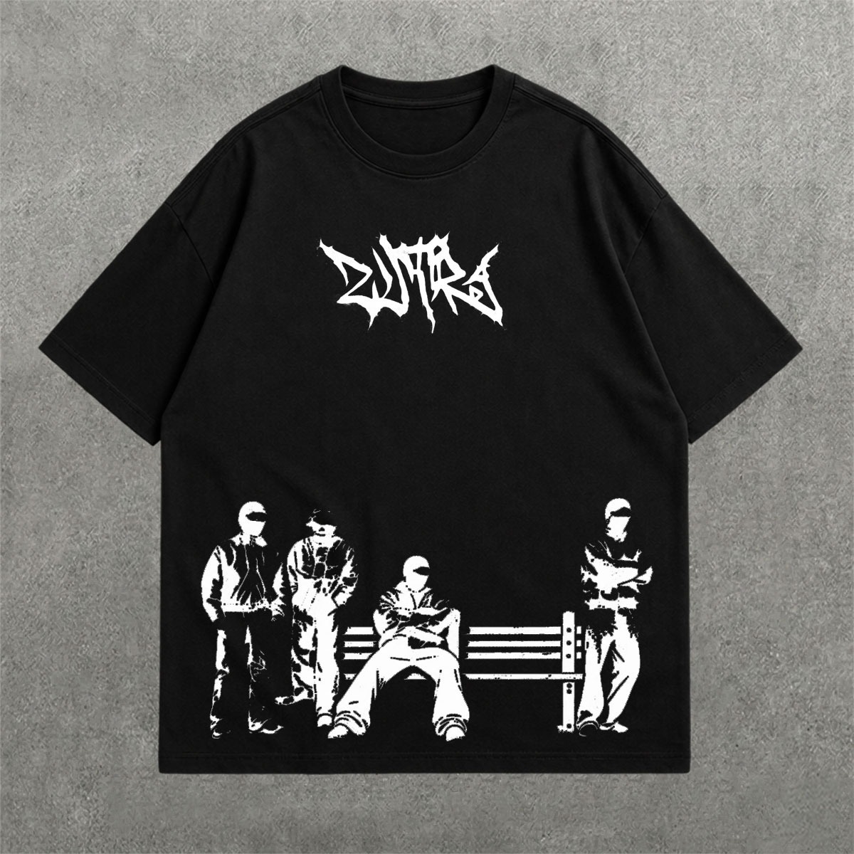 Deez Prints MOBLAND DROP SHOULDER TEE — drop shoulder view 1