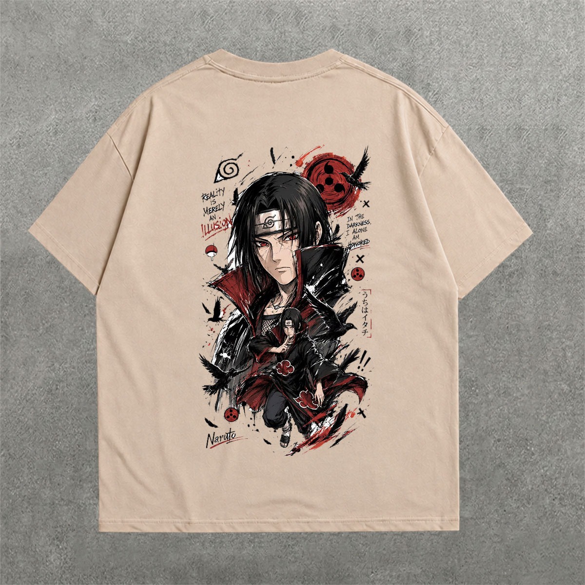 Deez Prints NARUTO 2 DROP SHOULDER TEE photo 3