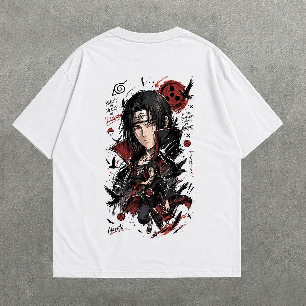 Deez Prints NARUTO 2 DROP SHOULDER TEE — drop shoulder view 1