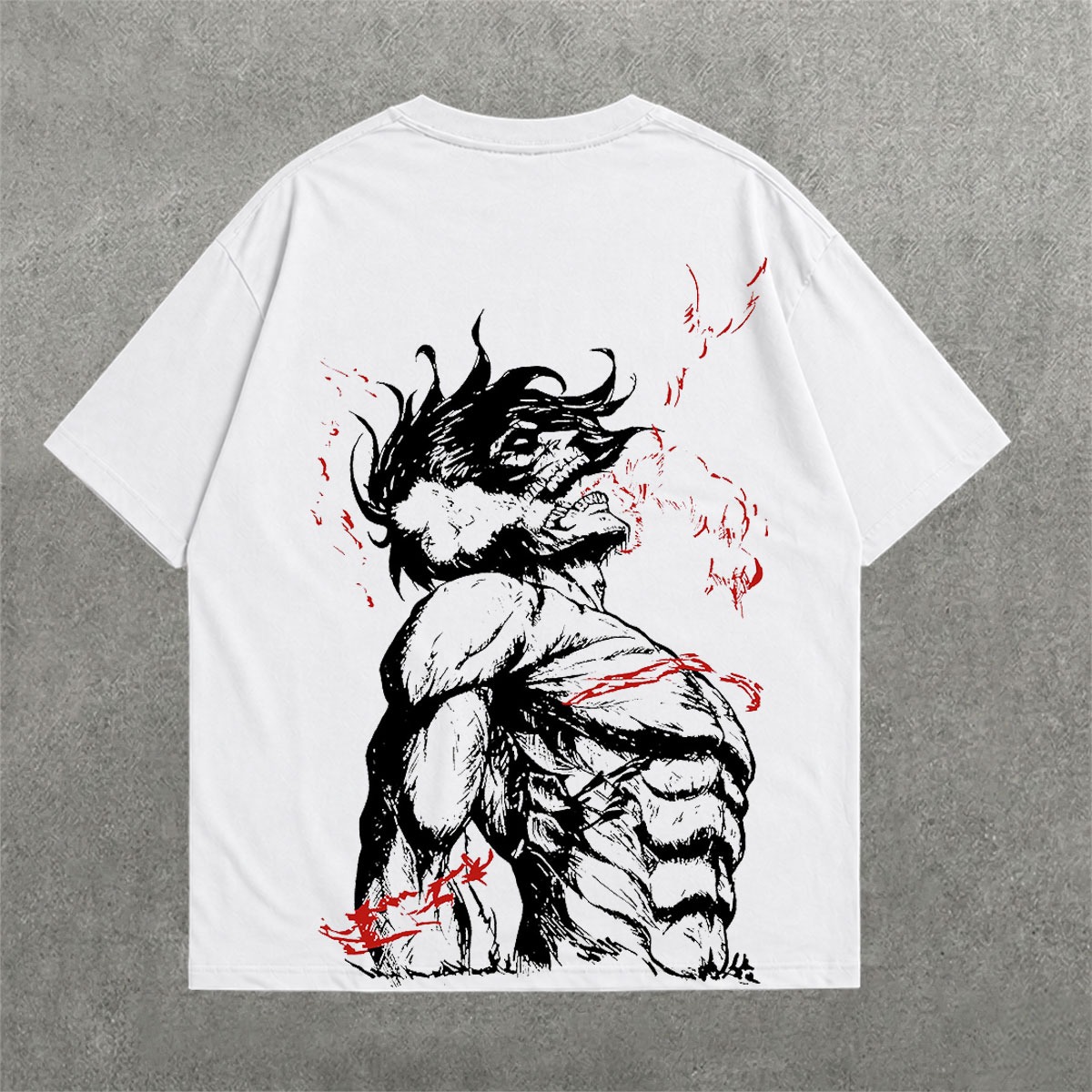 Deez Prints TITAN DROP SHOULDER TEE — drop shoulder view 1
