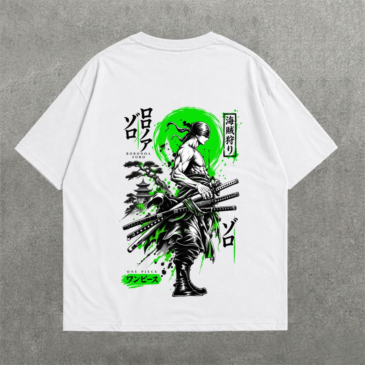Deez Prints ZORO 2 DROP SHOULDER TEE — drop shoulder view 1