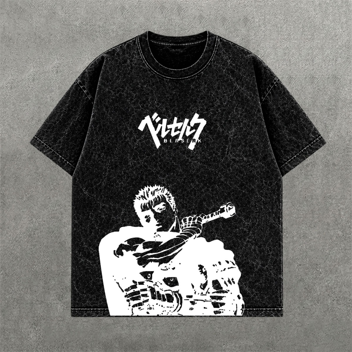 Deez Prints BERSERK 2 ACID WASH TEE — ACID WASH