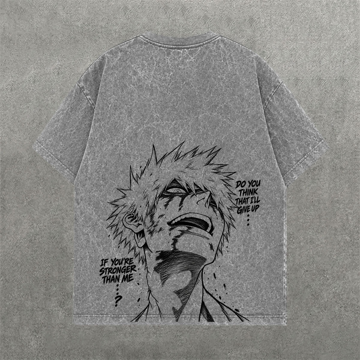 Deez Prints BLEACH ACID WASH TEE — acid wash view 1
