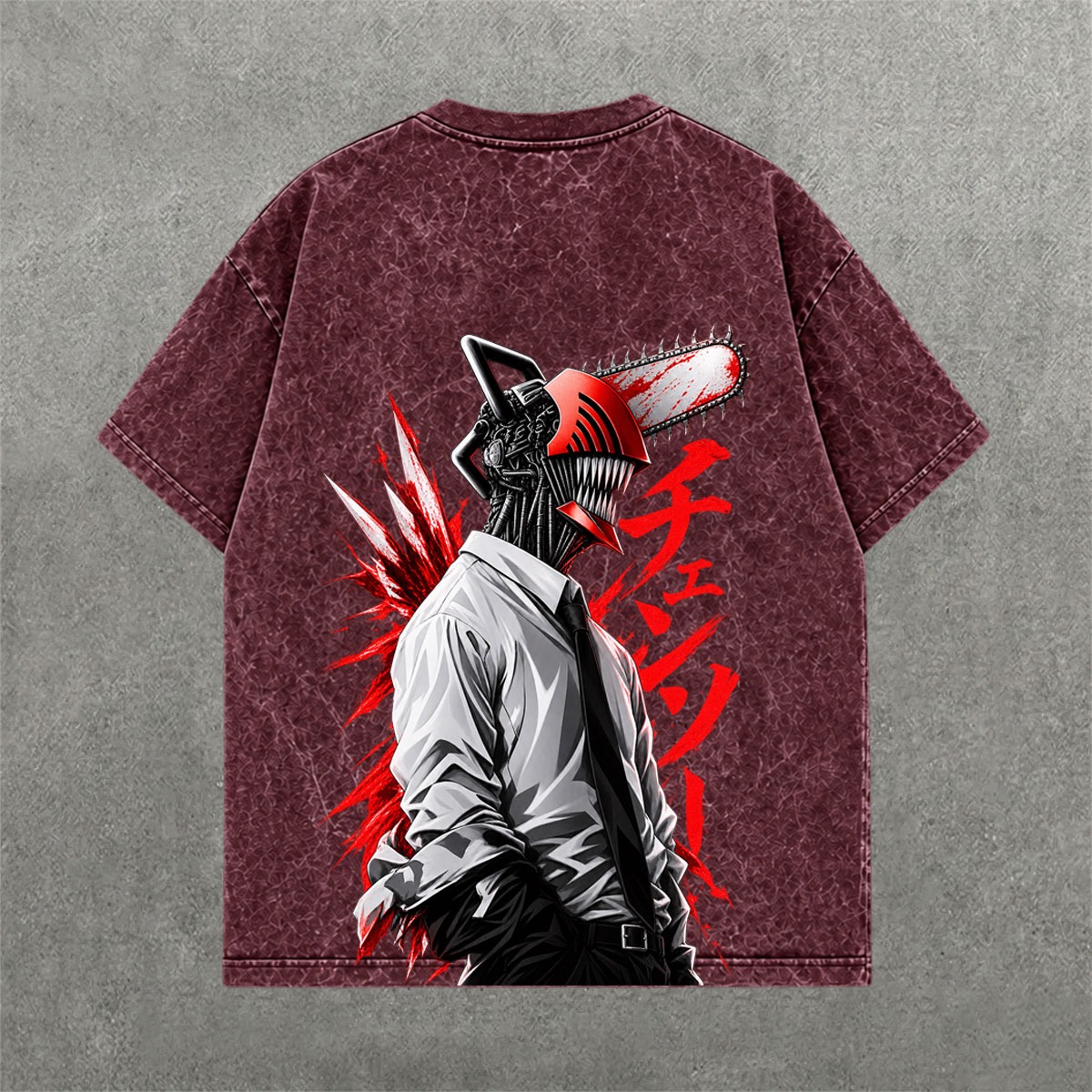 Deez Prints CHAINSAW 2 ACID WASH TEE photo 5