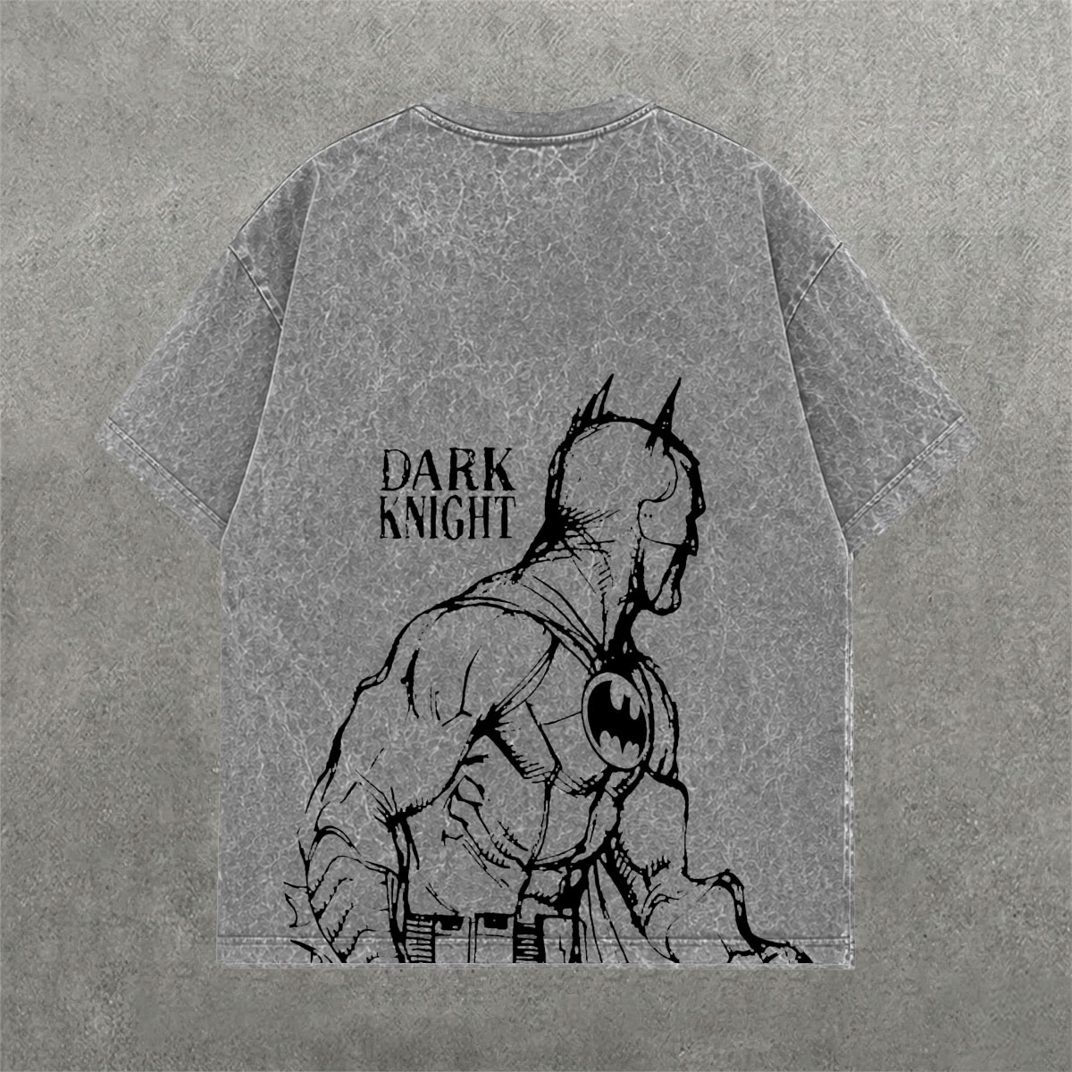 Deez Prints DARK KNIGHT ACID WASH TEE photo 2