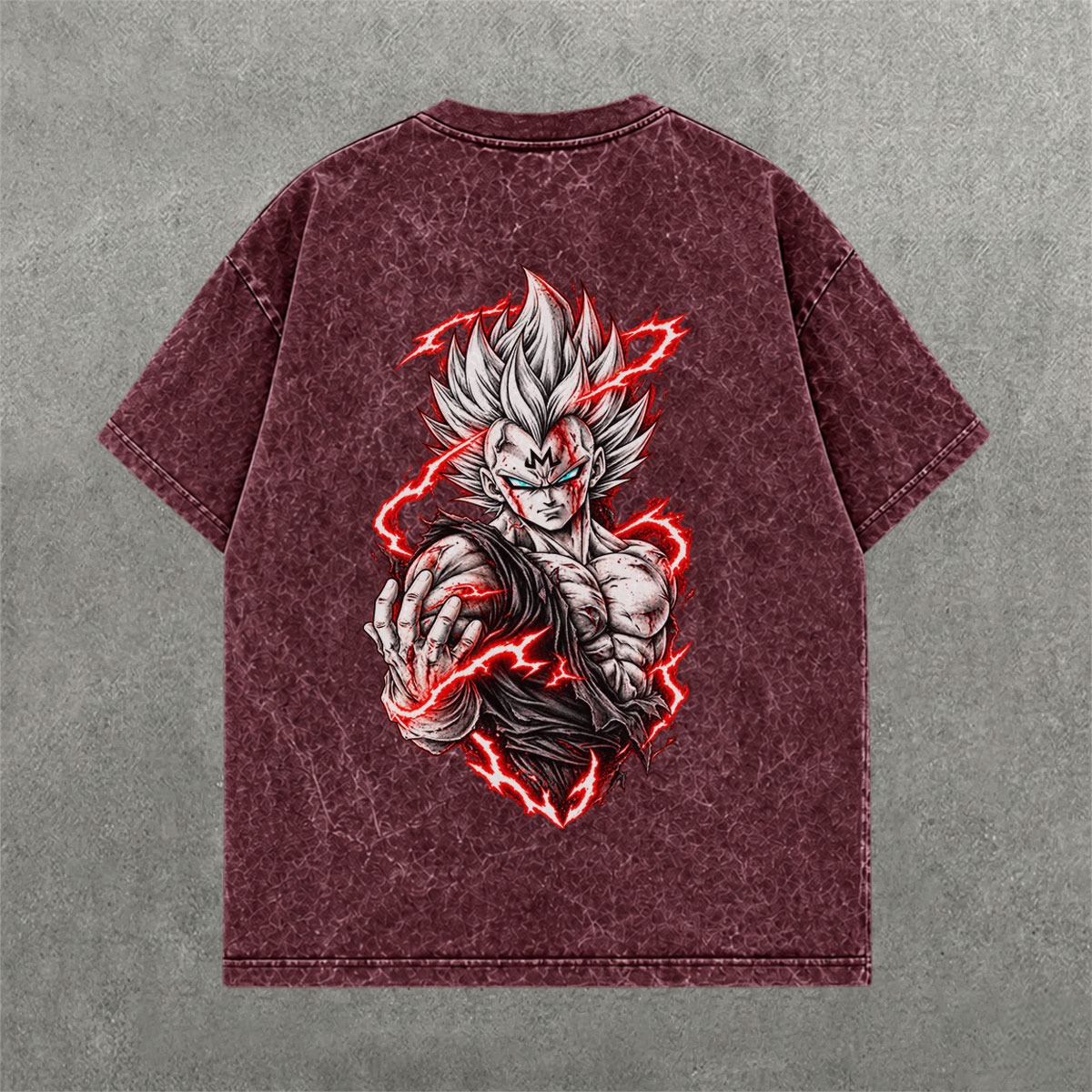 Deez Prints DBZ 1 ACID WASH TEE — acid wash view 1