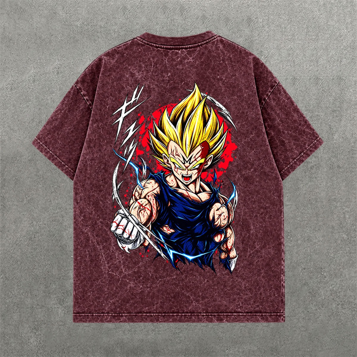Deez Prints DBZ 3 ACID WASH TEE photo 6