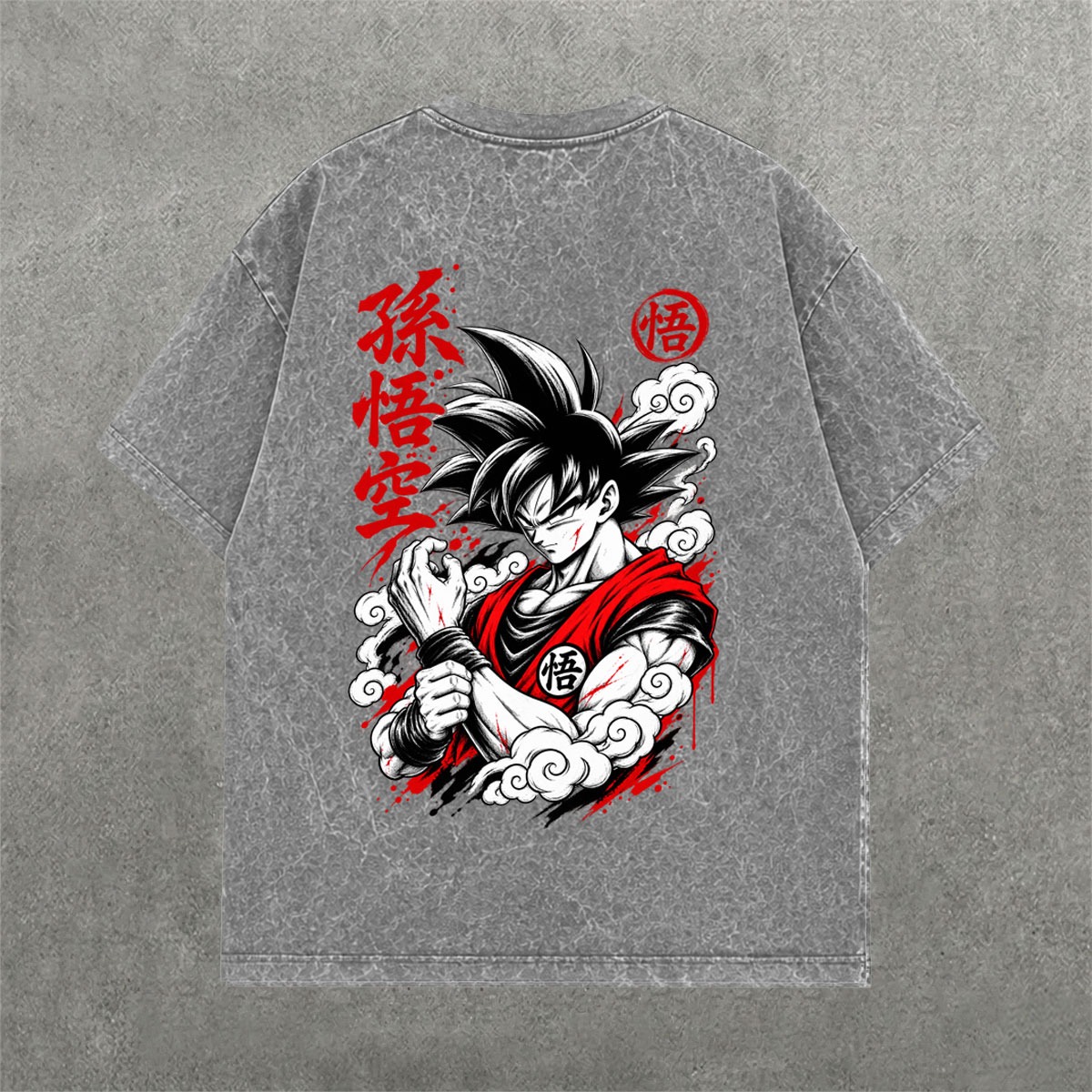 Deez Prints DBZ 6 ACID WASH TEE photo 2