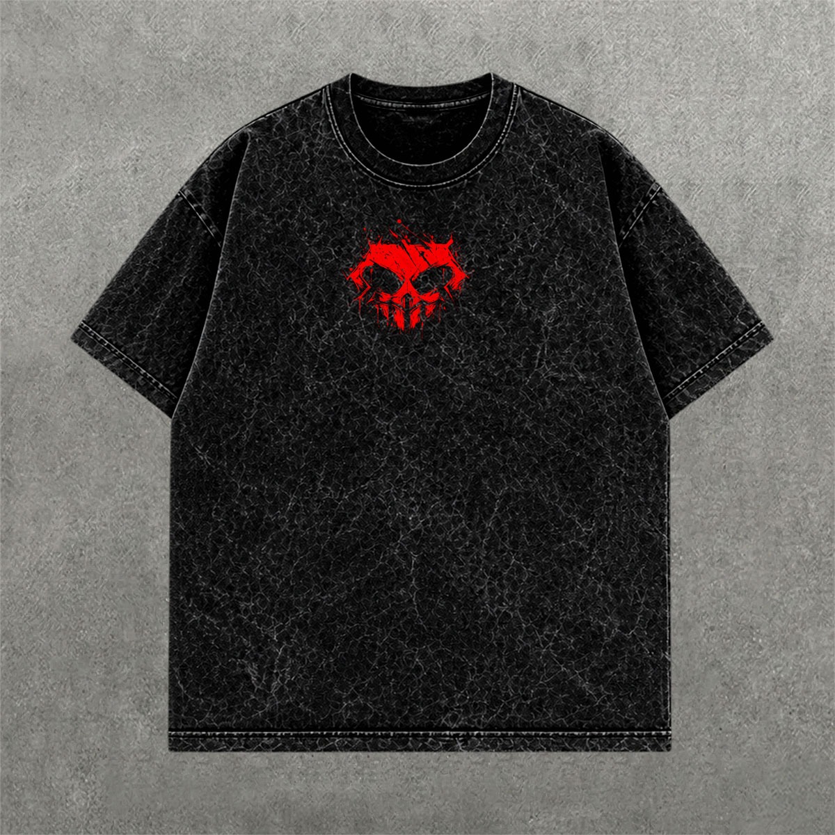 Deez Prints HORNS ACID WASH TEE photo 2