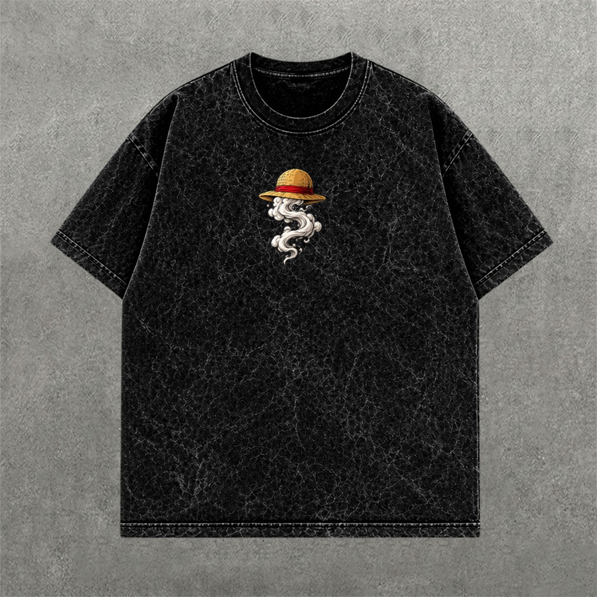 Deez Prints LUFFY 2 ACID WASH TEE photo 2