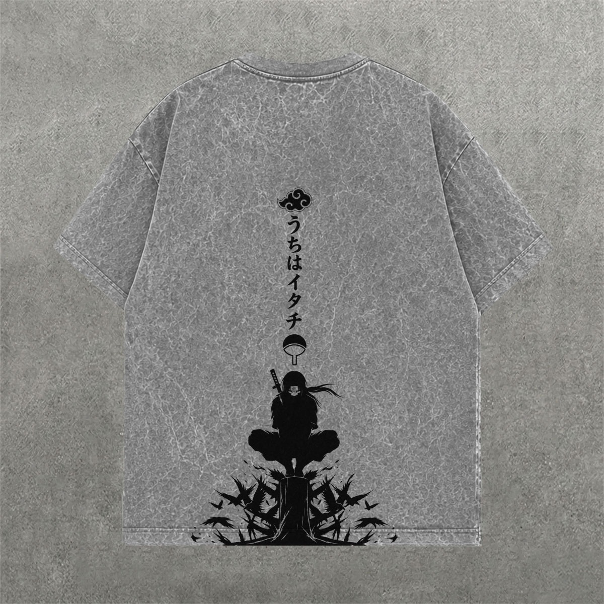 Deez Prints NARUTO 3 ACID WASH TEE photo 2