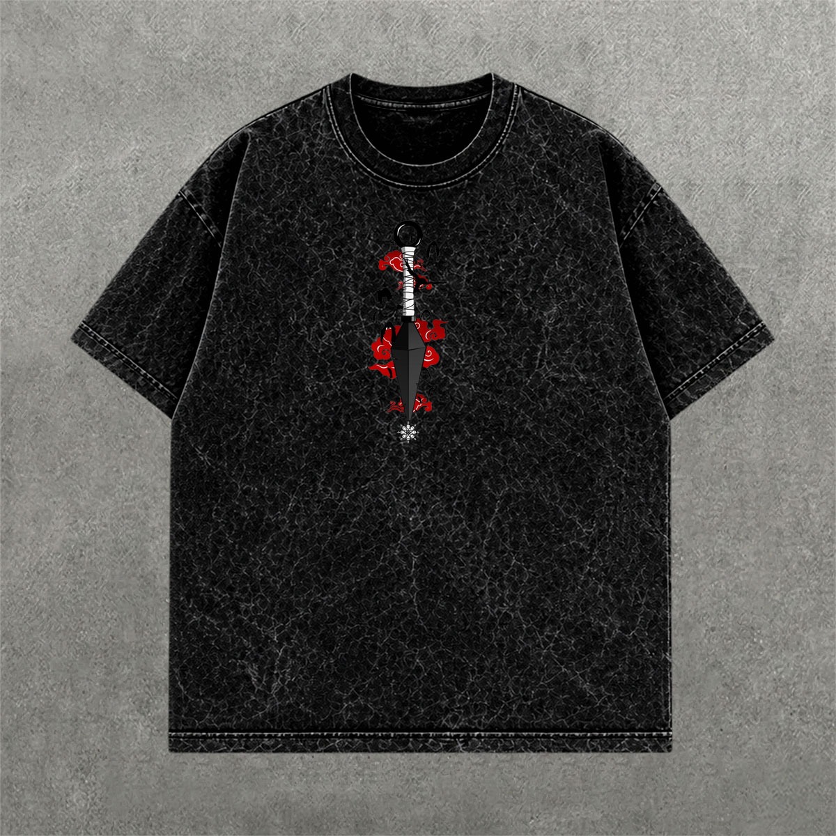 Deez Prints NARUTO 5 ACID WASH TEE photo 4