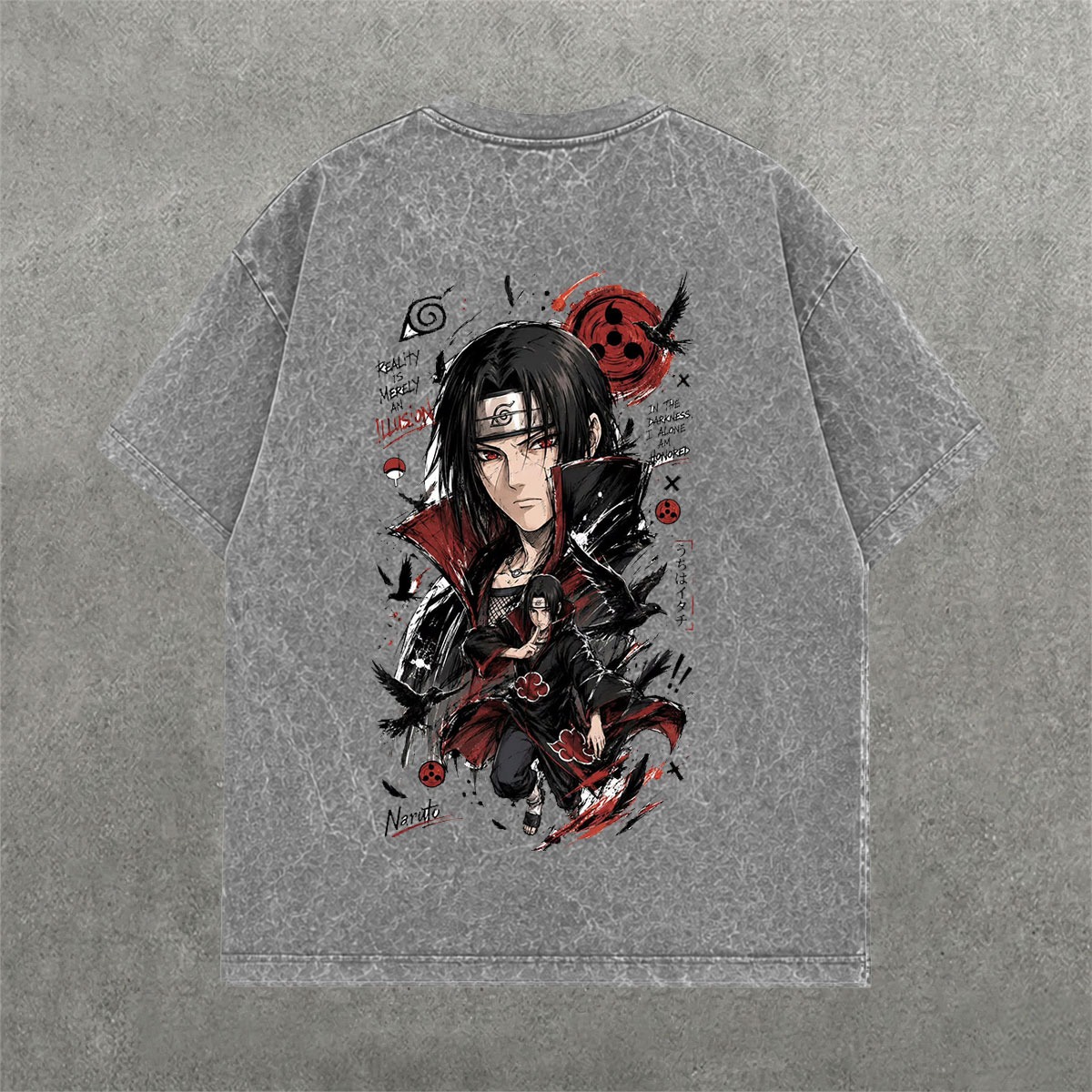 Deez Prints NARUTO 5 ACID WASH TEE photo 3