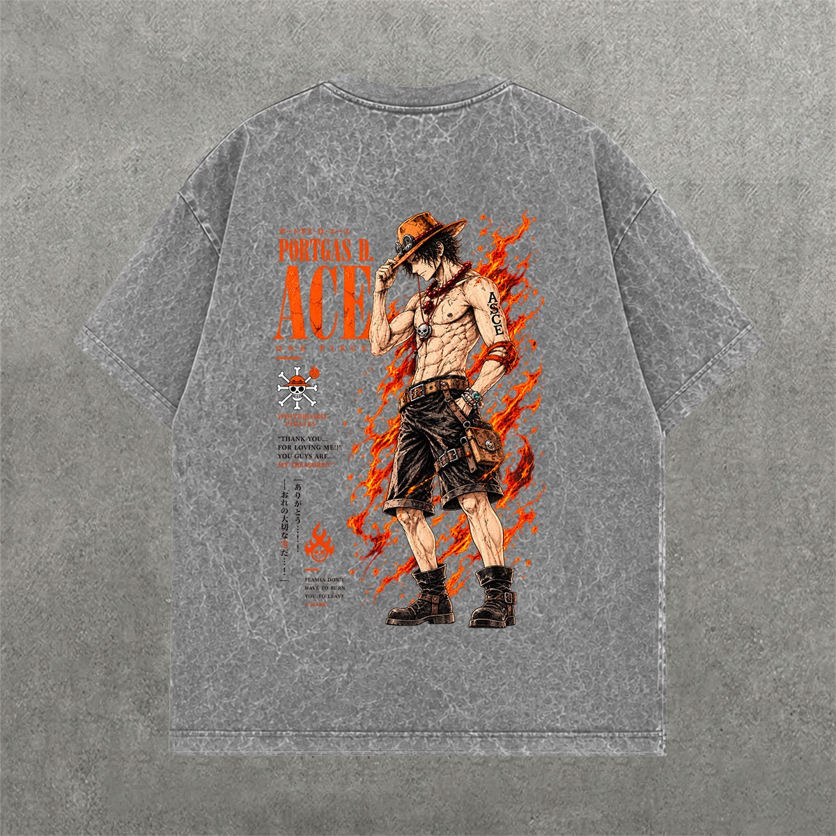 Deez Prints ZORO 3 ACID WASH TEE photo 2