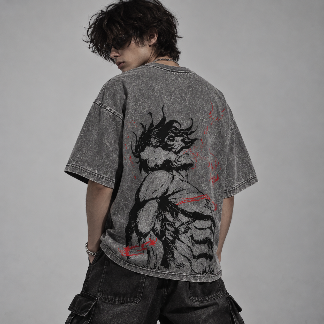 TITAN ACID WASH TEE