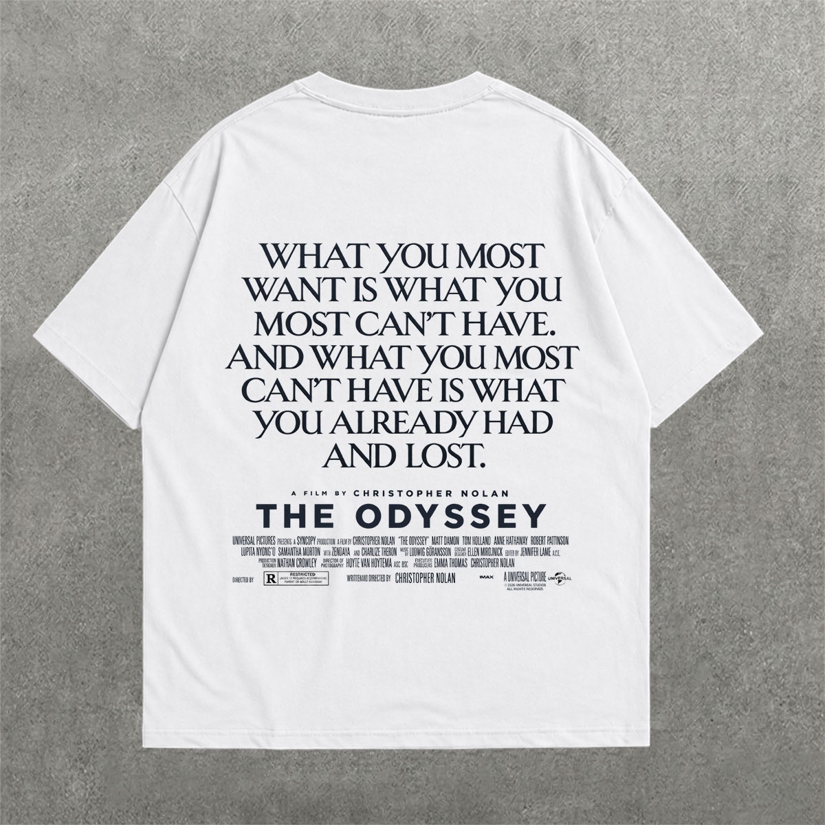 Deez Prints Odyssey Spartan Drop Shoulder Tee — DROP SHOULDER