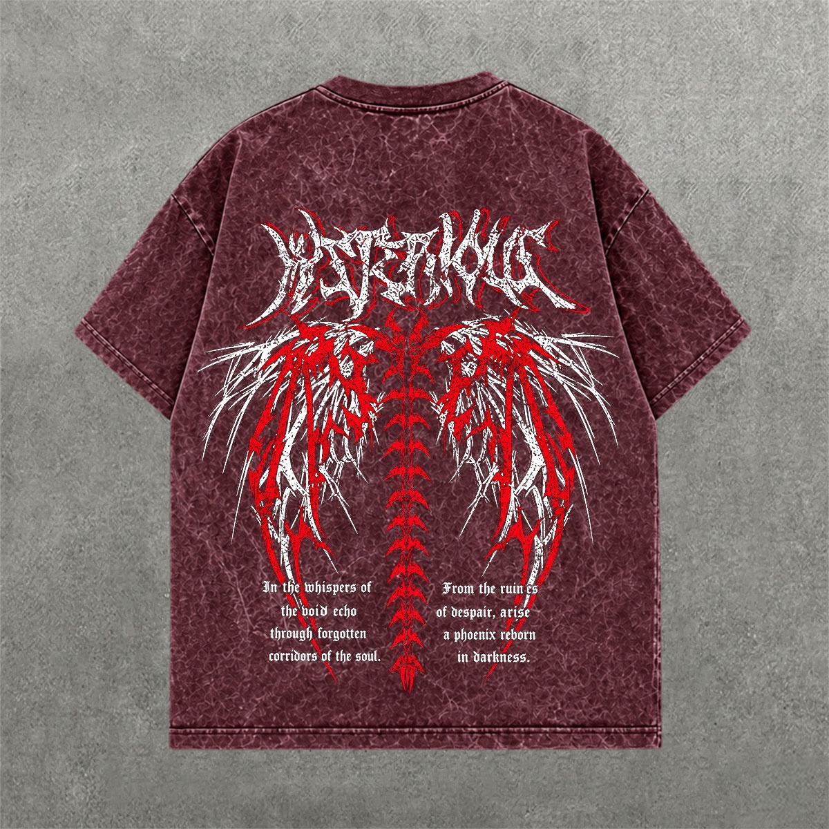 Deez Prints Ruinborn Requiem Drop Shoulder Tee — DROP SHOULDER