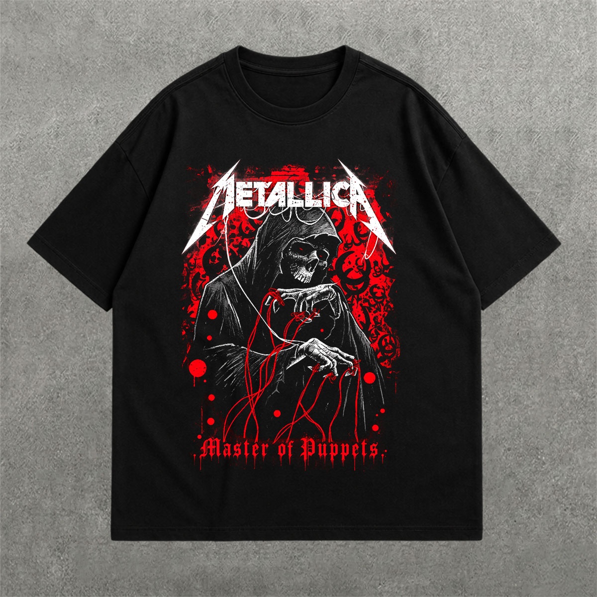 Deez Prints Metallica Drop Shoulder Tee — DROP SHOULDER