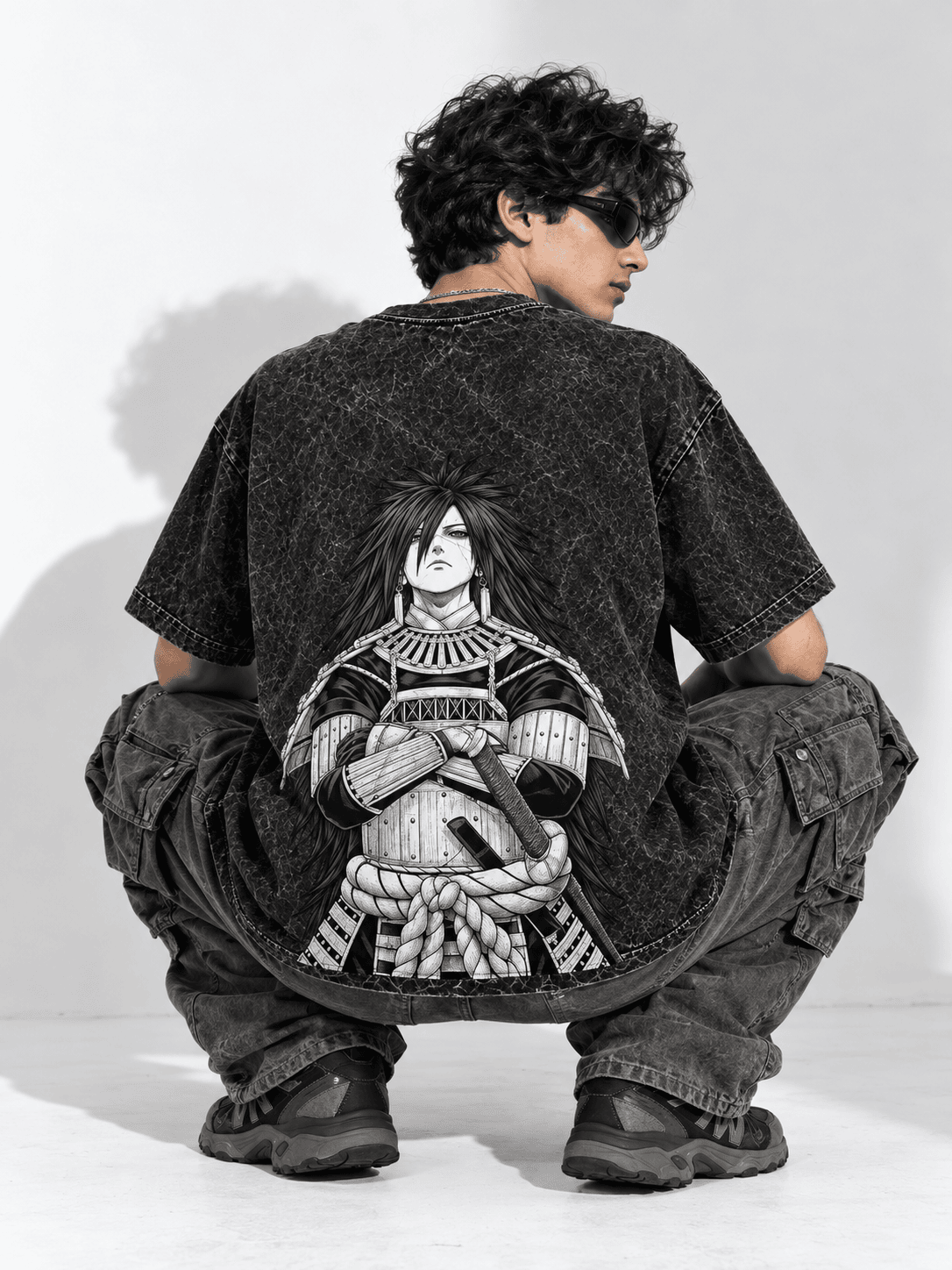 Deez Prints Madara 1 Acid Wash Tee — ACID WASH