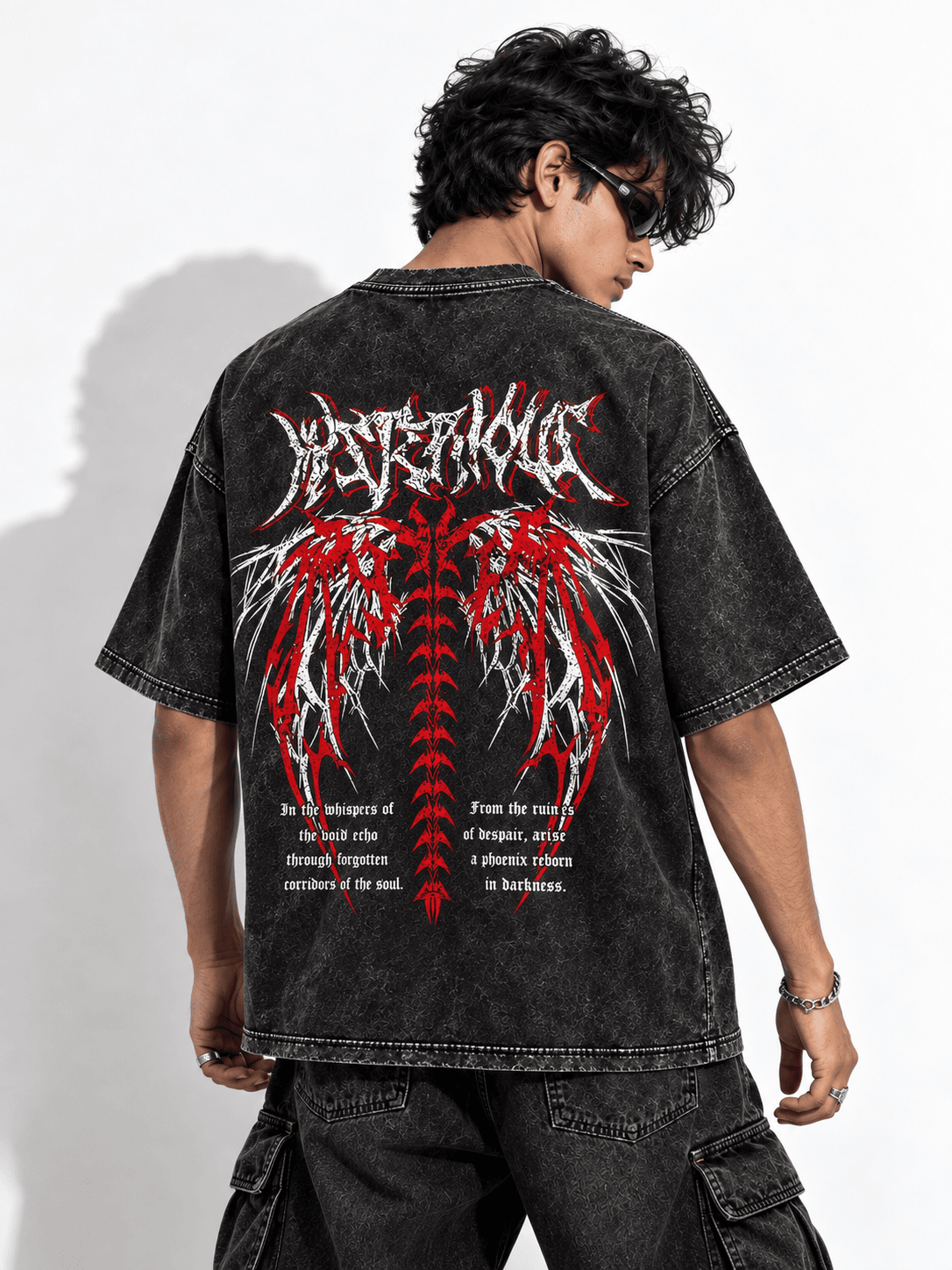Deez Prints Ruinborn Requiem Acid Wash Tee — ACID WASH