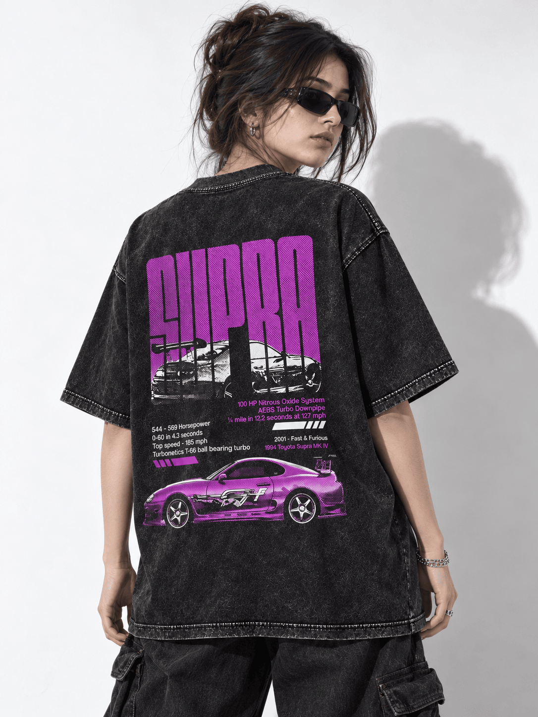 Deez Prints Supra Acid Wash Tee — ACID WASH