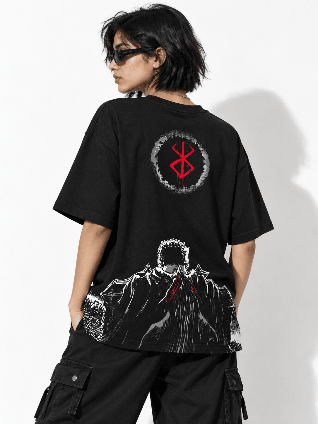 Deez Prints Guts Brand of Sacrifice Drop Shoulder Tee — DROP SHOULDER