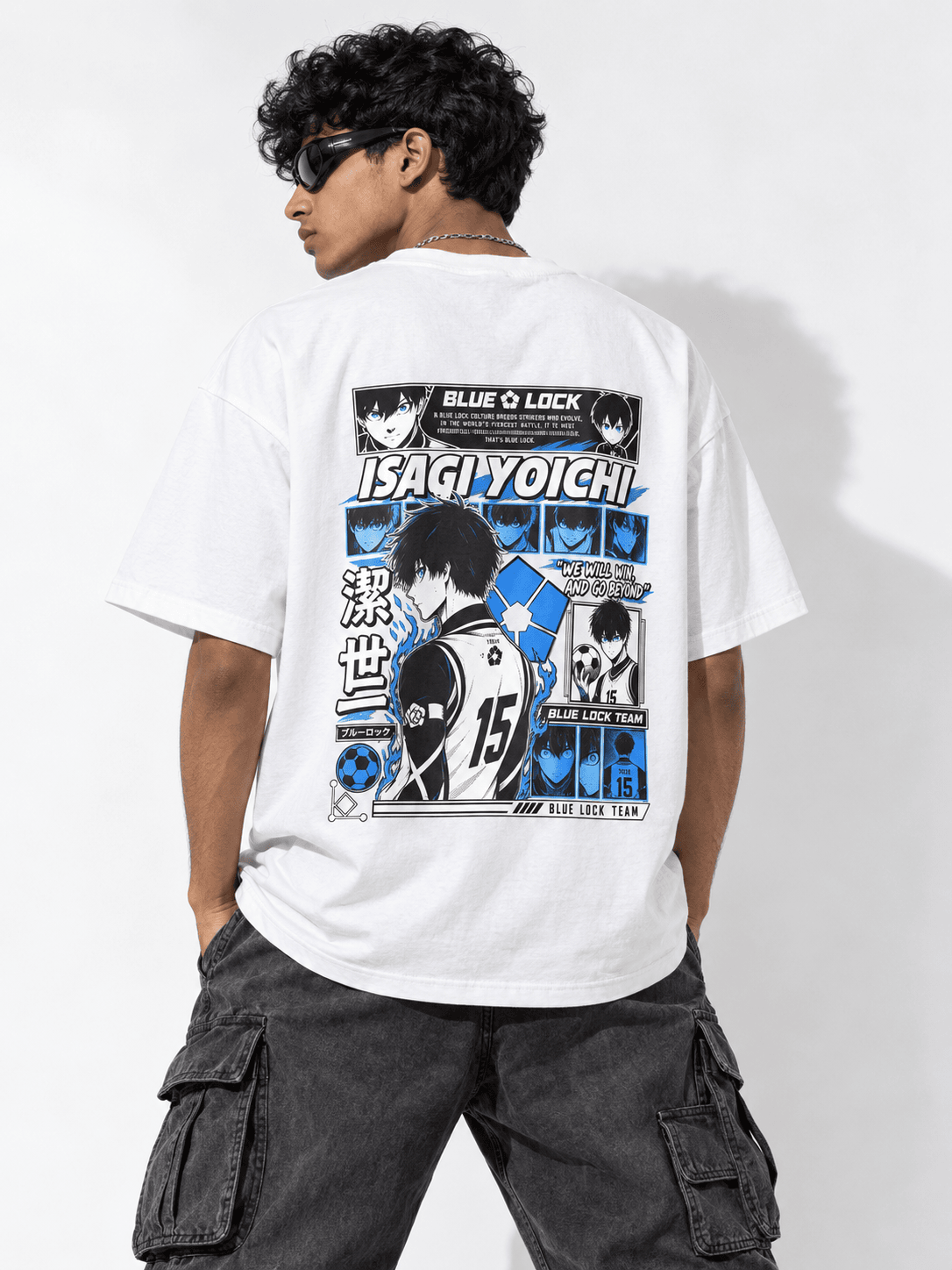 Deez Prints BLUELOCK DROP SHOULDER TEE — DROP SHOULDER