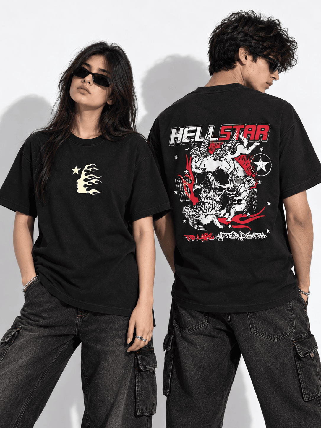 Deez Prints Hellstar Drop Shoulder Tee — DROP SHOULDER