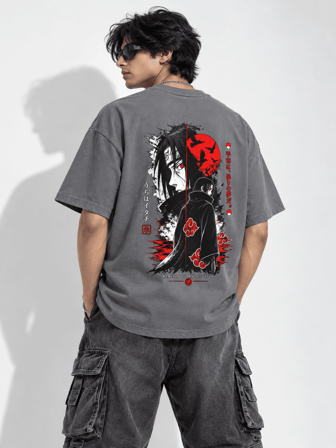 Deez Prints NARUTO 3 DROP SHOULDER TEE detail view — DROP SHOULDER