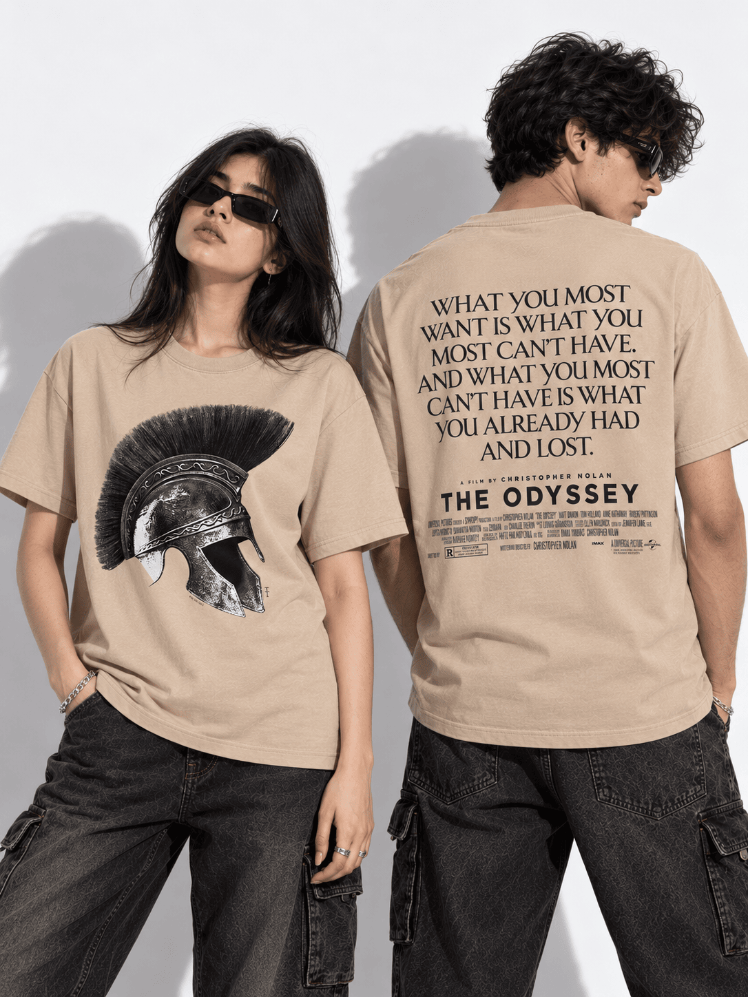 Deez Prints Odyssey Spartan Drop Shoulder Tee — DROP SHOULDER