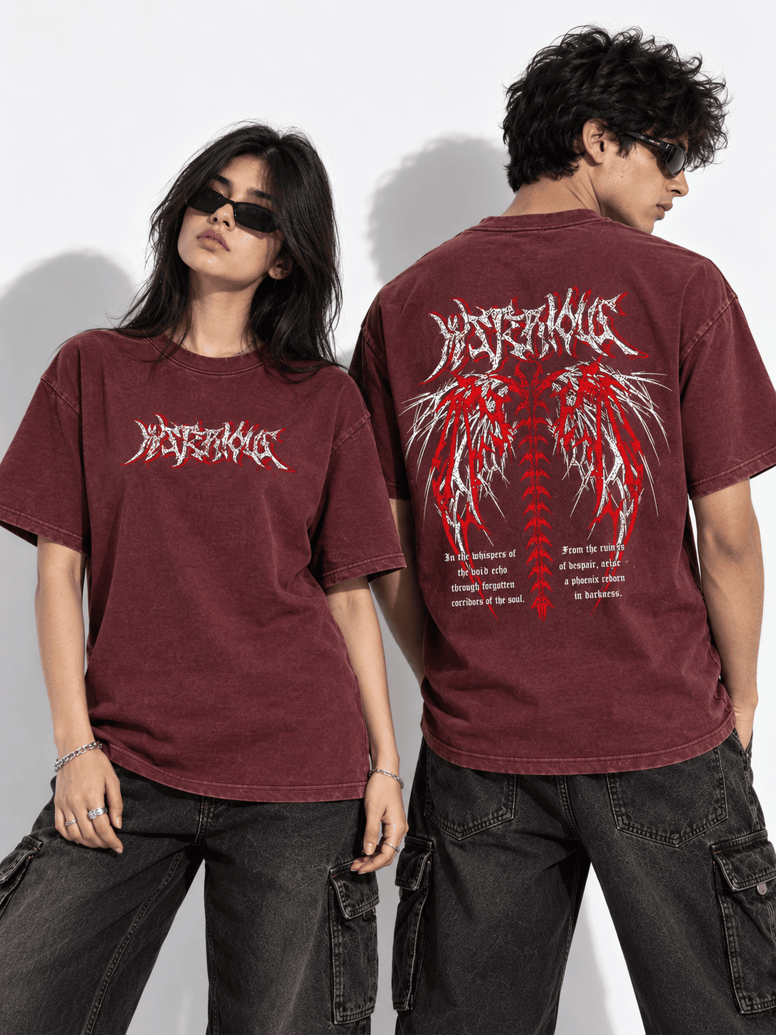 Deez Prints Ruinborn Requiem Drop Shoulder Tee — DROP SHOULDER