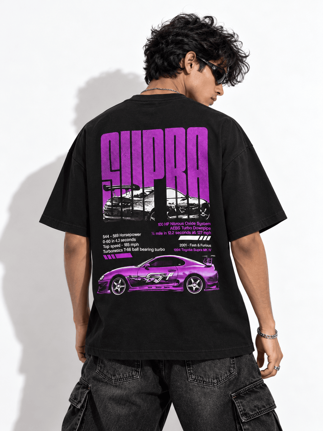 Deez Prints Supra Drop Shoulder Tee — DROP SHOULDER