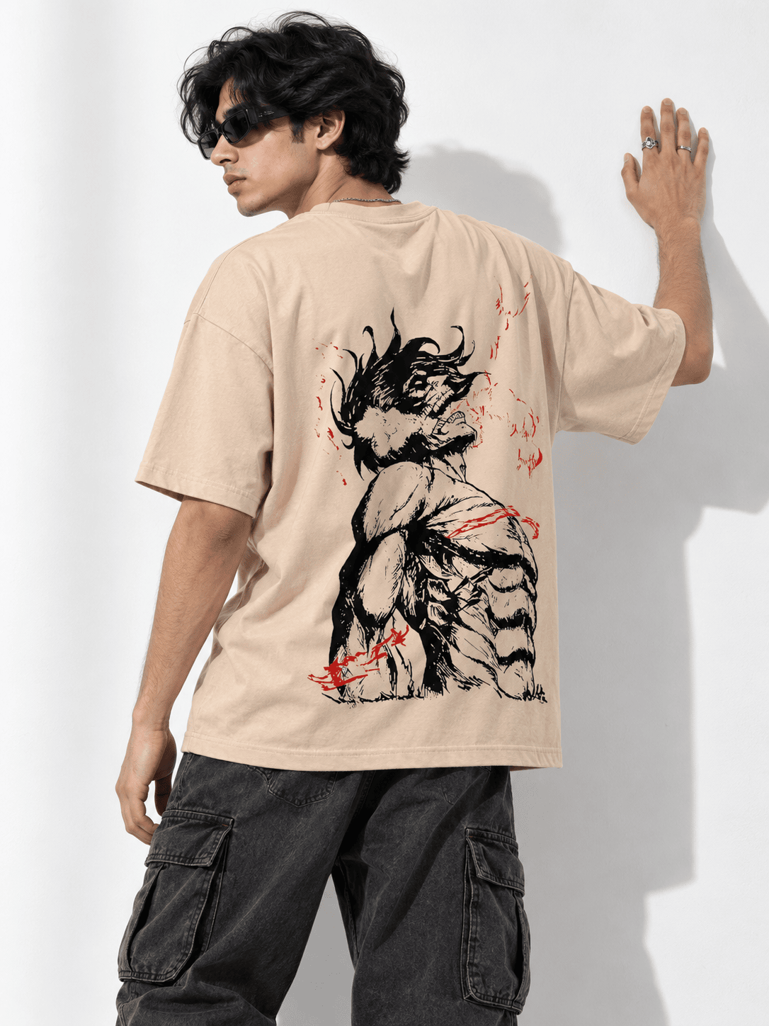 Deez Prints Attack Titan Drop Shoulder Tee — DROP SHOULDER