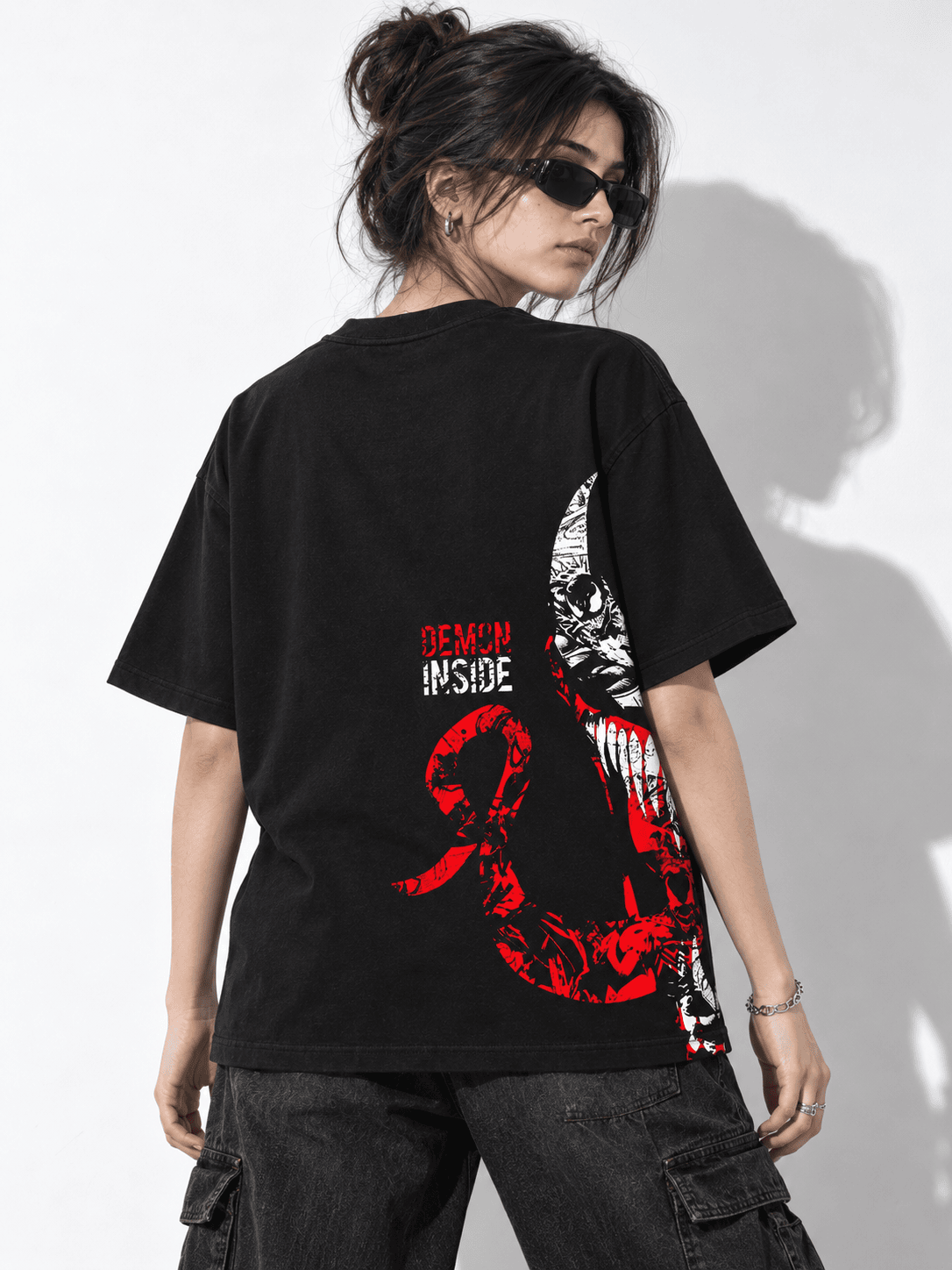 Deez Prints Venom Demon Inside Drop Shoulder Tee — DROP SHOULDER