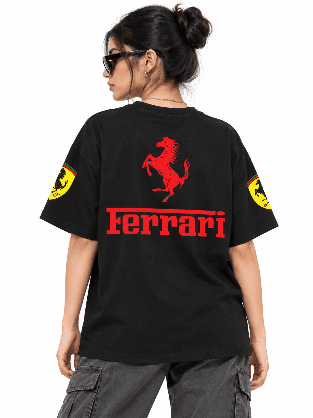 Deez Prints FERRARI Drop Shoulder Tee — DROP SHOULDER
