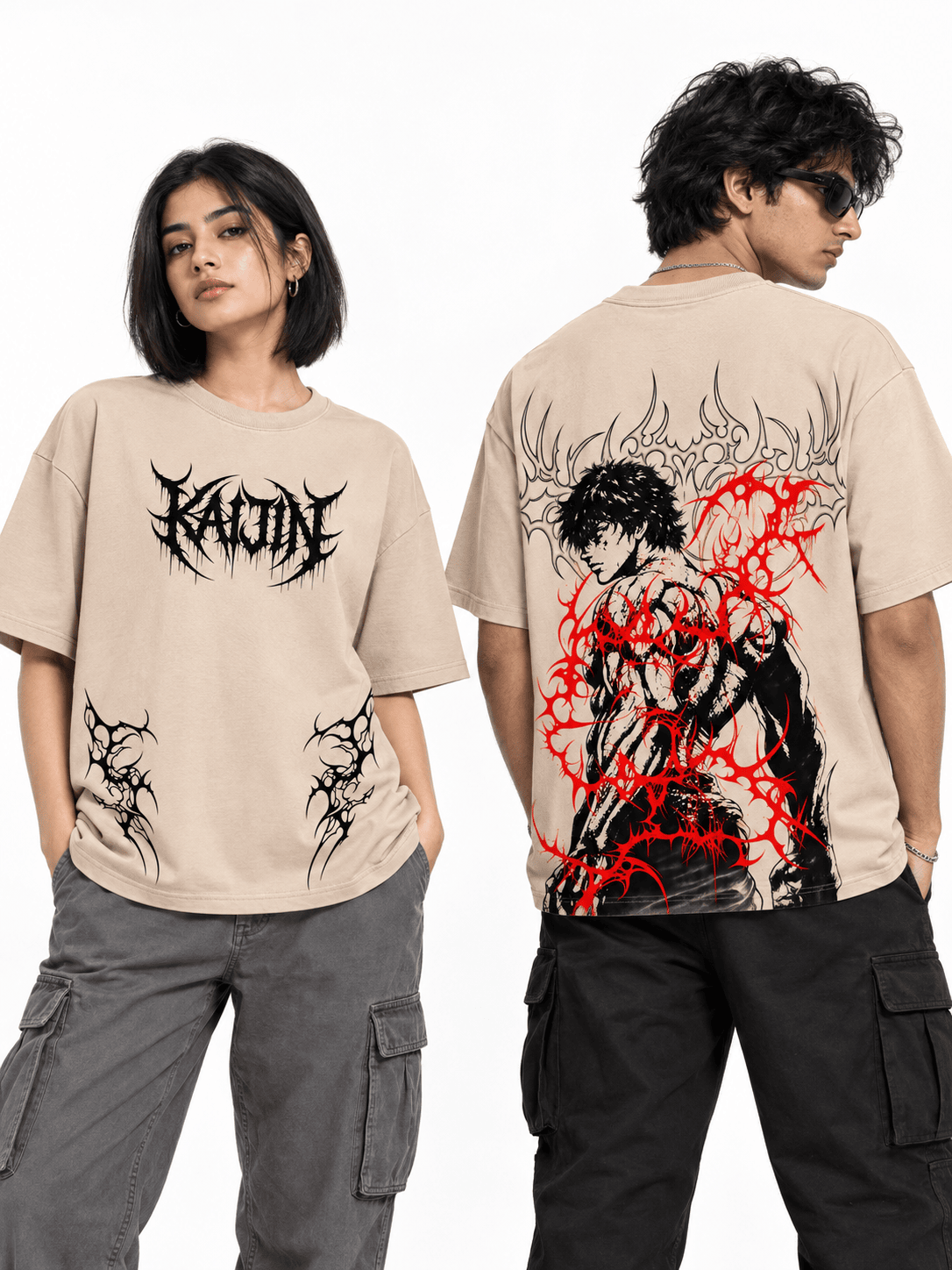 Deez Prints Garou Kaijin Series Drop Shoulder Tee — DROP SHOULDER