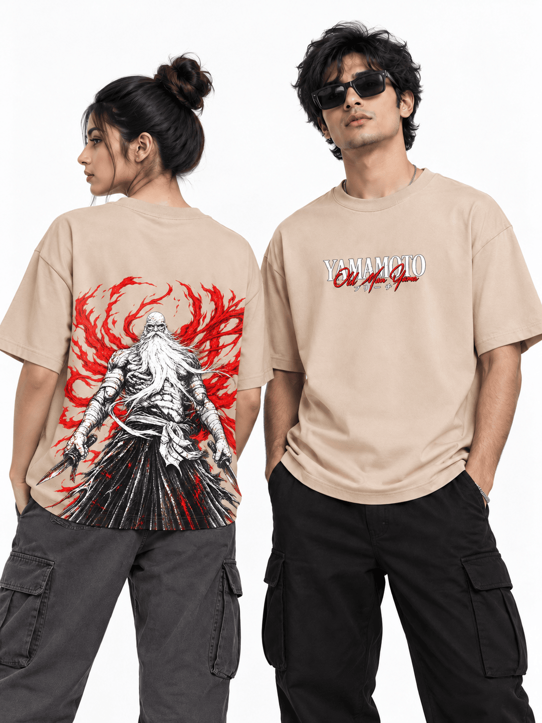 Deez Prints Yamamoto Inferno Drop Shoulder Tee — DROP SHOULDER