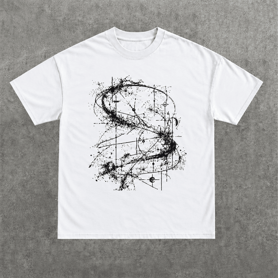 Deez Prints Astral Ruins Regular Tee detail view — REGULAR