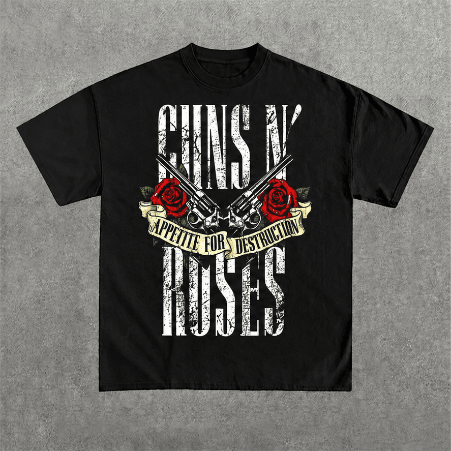 Deez Prints Guns N' Roses Regular Tee detail view — REGULAR