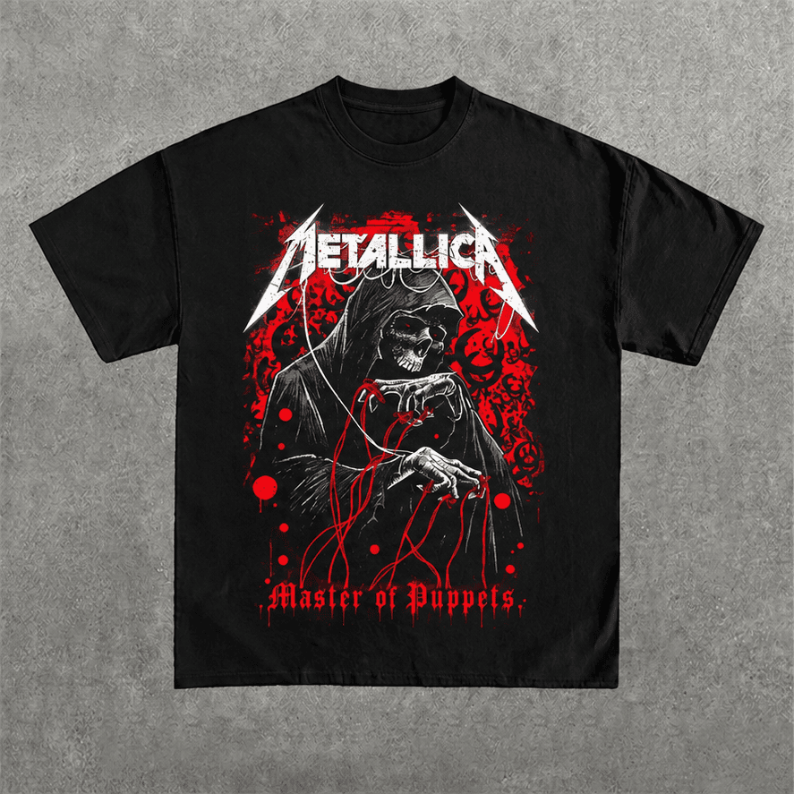 Deez Prints Metallica Regular Tee detail view — REGULAR