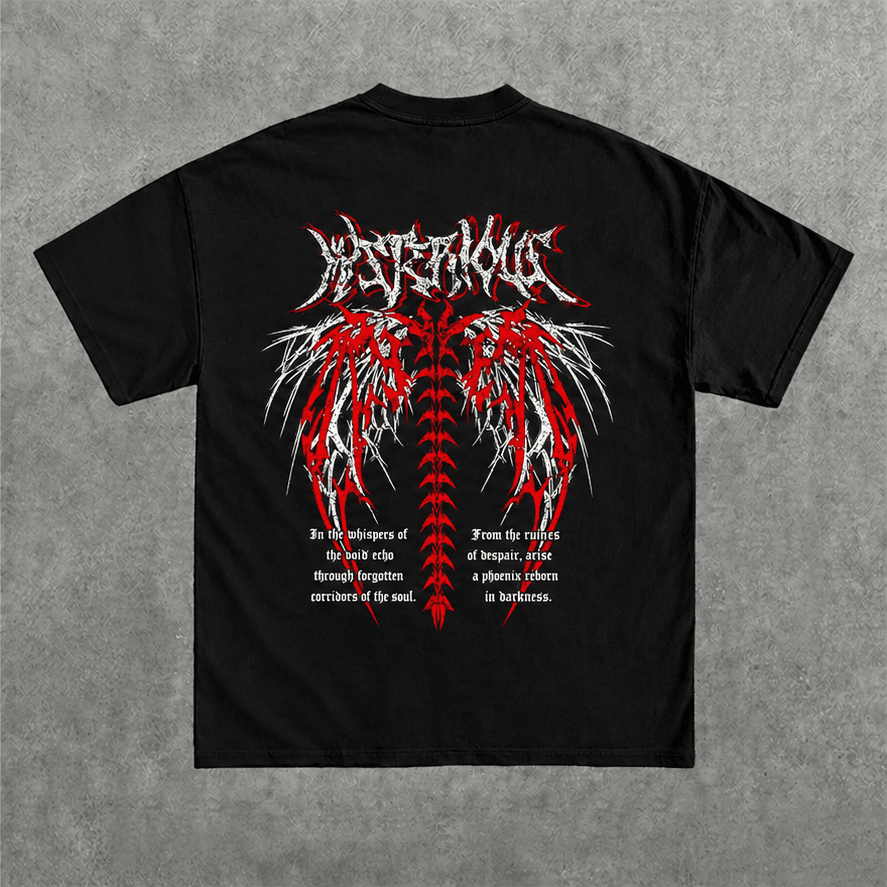 Deez Prints Ruinborn Requiem Regular Tee detail view — REGULAR
