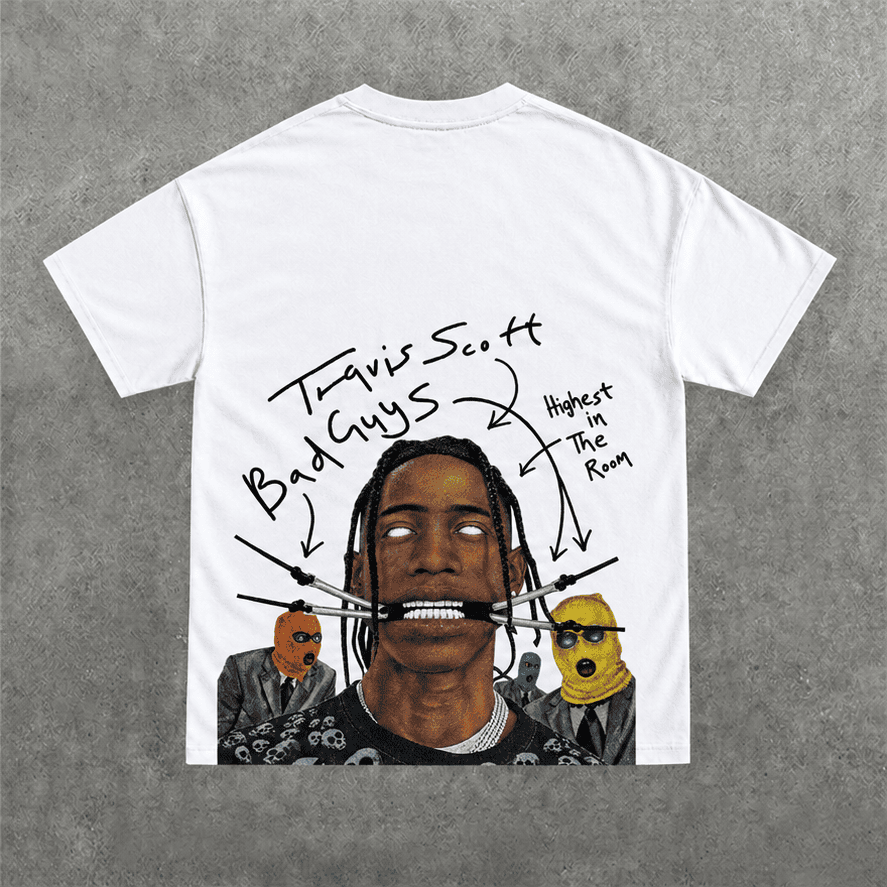 Deez Prints Travis Scott Highest In The Room Regular Tee detail view — REGULAR