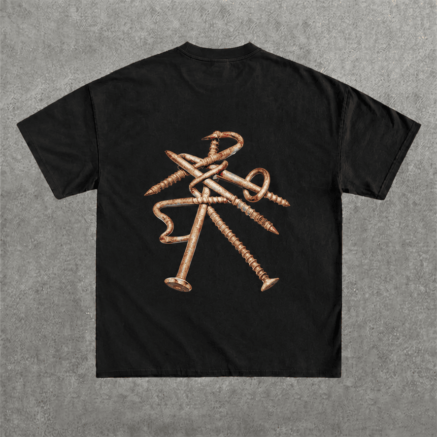 Deez Prints UTOPIA Screwed Regular Tee detail view — REGULAR