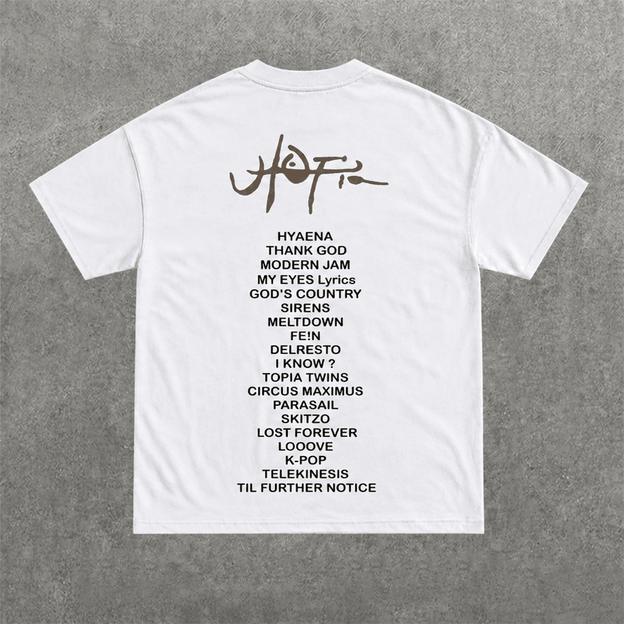 Deez Prints UTOPIA Skeleton Regular Tee detail view — REGULAR