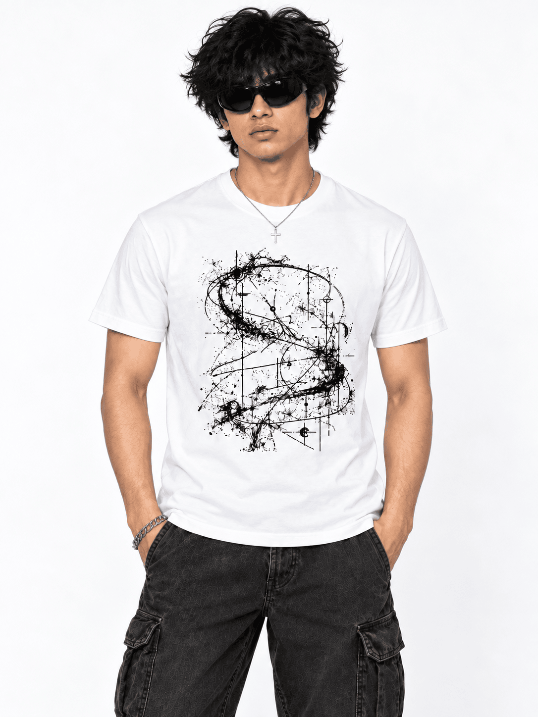 Astral Ruins Regular Tee on premium cotton regular tee — front view