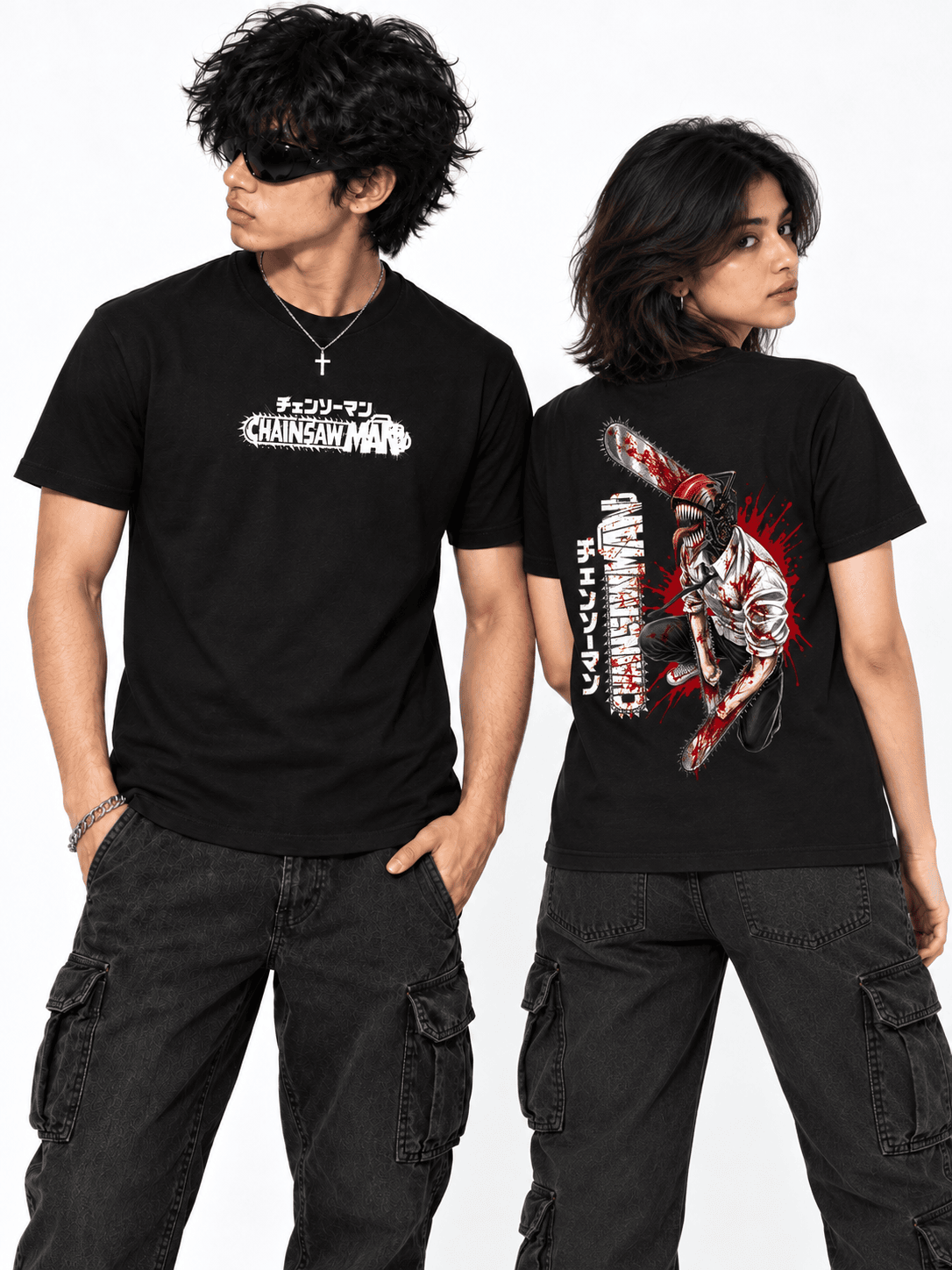 Deez Prints DENJI CHAINSAW REGULAR TEE — REGULAR