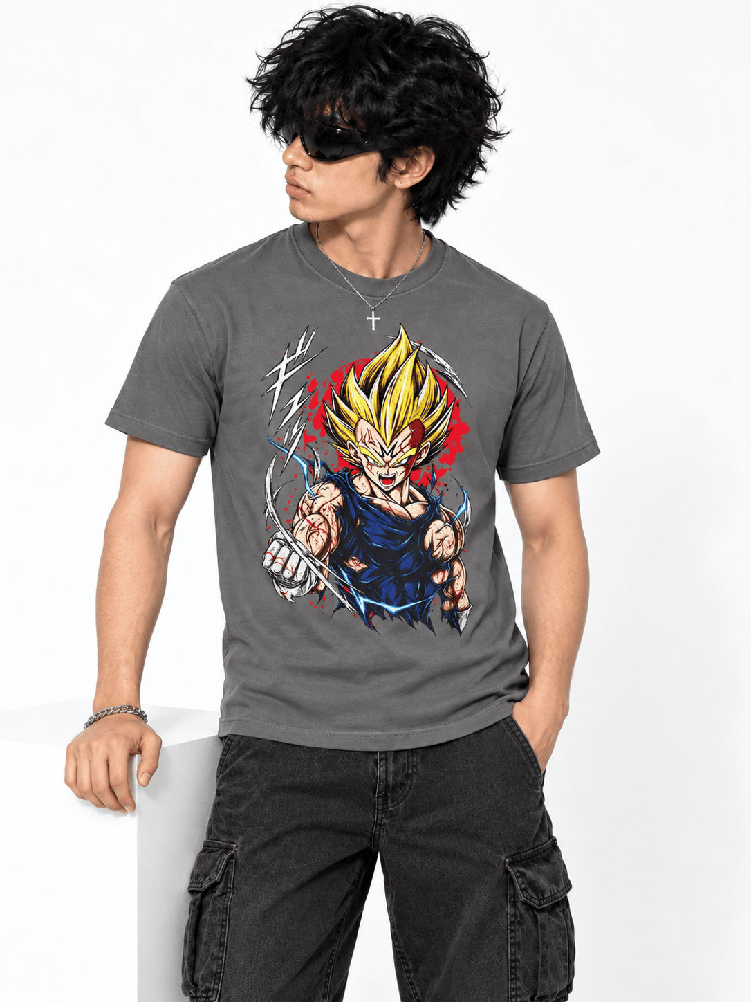 Deez Prints MAJIN VEGETA RAGE REGULAR TEE — REGULAR