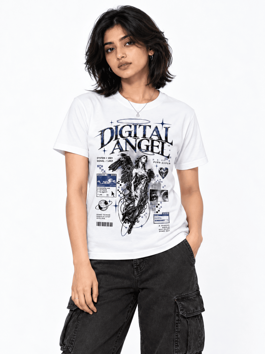 Deez Prints Digital Angel Regular Tee — REGULAR