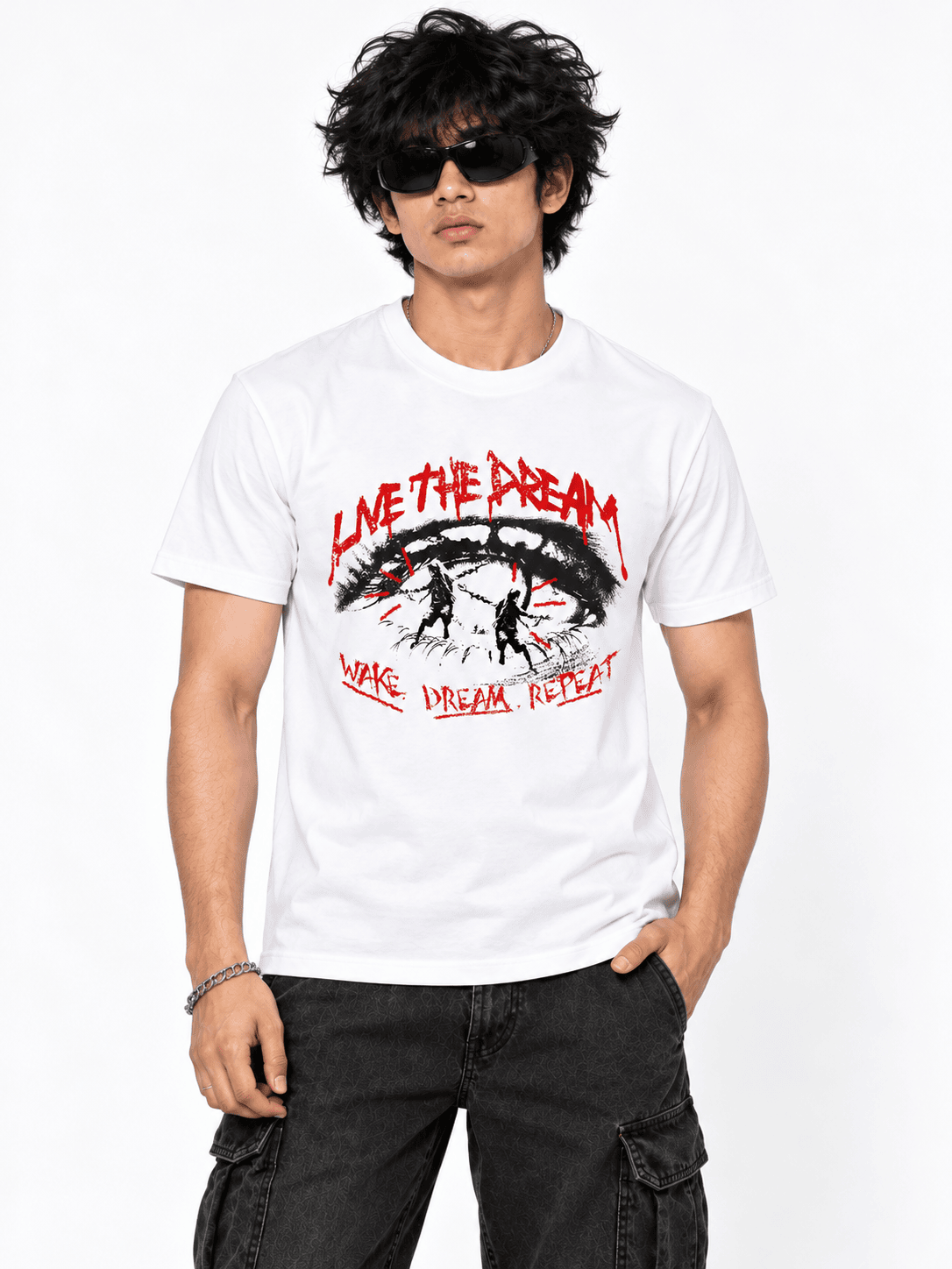 Deez Prints LIVE THE DREAM REGULAR TEE — REGULAR